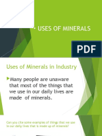 Uses of Minerals