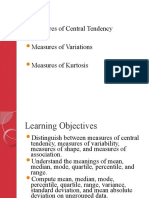 Measures of Central Tendency