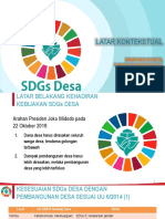 Latar Belakang SDGs Desa 4-11-2020