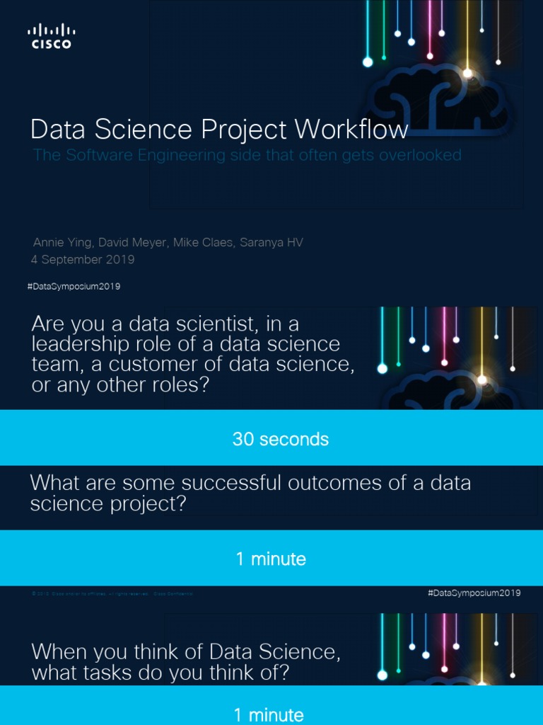 Data Science Project Workflow: The Software Engineering Side That Often ...