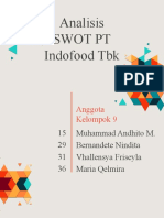 DDO SWOT Analysis PT Indofood