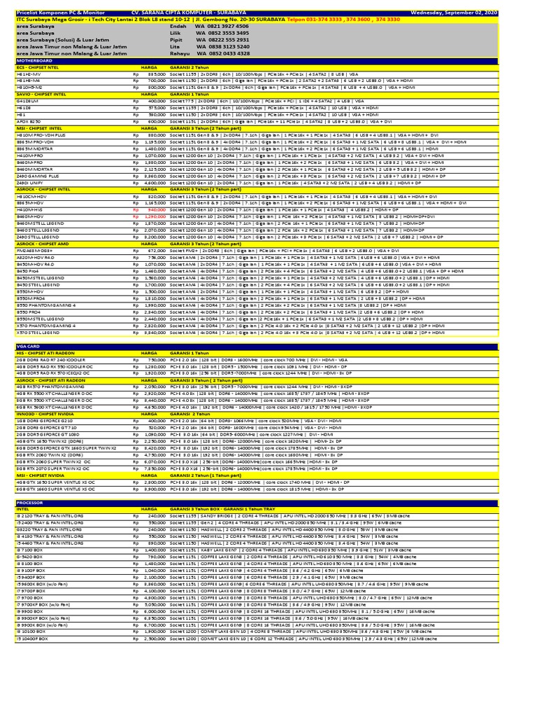 ST8000NE0008 PC Component Price List | PDF | Computer Related ...