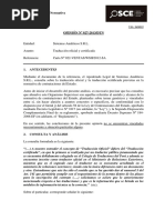 Opinión OSCE 027-13 - PRE - Traducción Oficial para Firma de Contrato