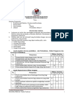 Kuosioner Penilaian Mahasiswa Terhadap Prodi