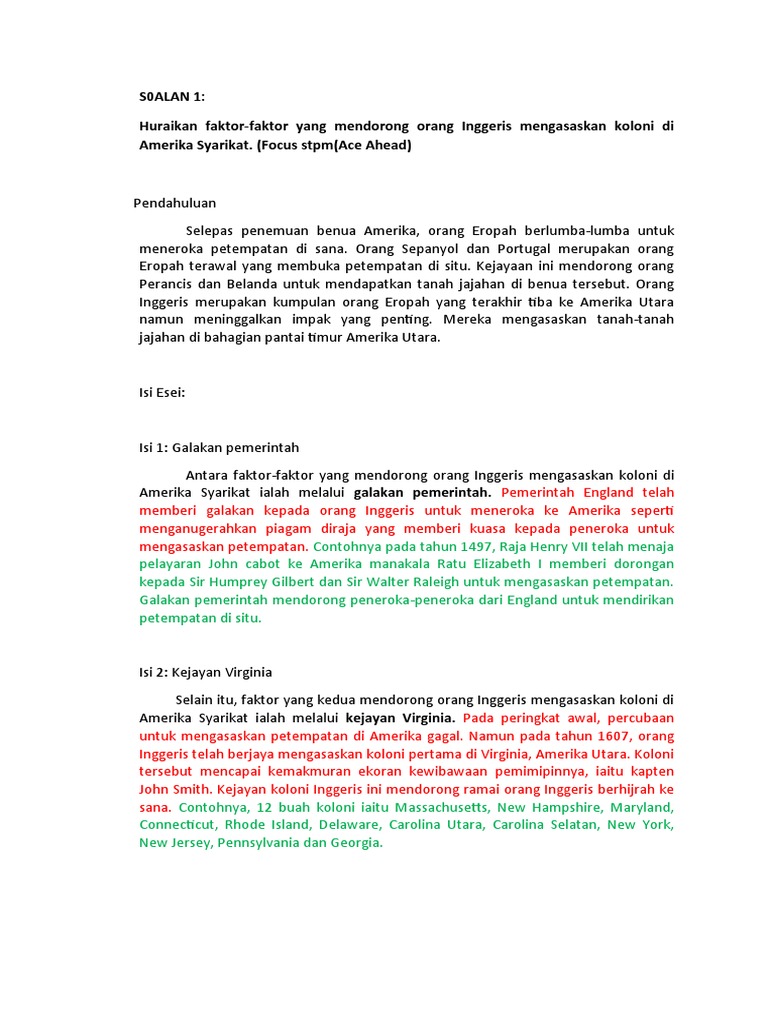 Esei Sejarah Lengkap | PDF