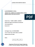 Electronics I Laboratory Report-Eee231