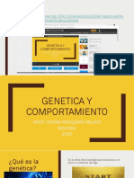 Genetica y Comportamiento-BIOLOGÍA