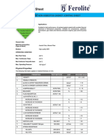 Non Asbestos Gasket Sheet Technical Data Sheet