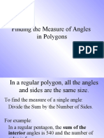 Finding The Measure of Angles in Polygons