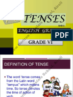 Grade 6-English-Tenses-PPt No. 1