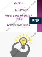 Grade 6 English Poem - Problem Solving PPT1