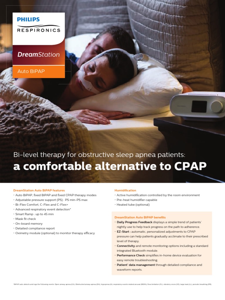 Philips Respironics DreamStation BiPAP Auto | PDF | Manufactured Goods ...