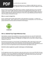 iOS vs. Android Tap Target Minimum Size.: When To Create For Apple First