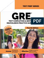 GRE Text Completion and Sentence Equivalence Practice Questions