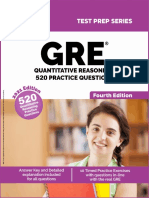 GRE Quantitative Reasoning: 520 Practice Questions