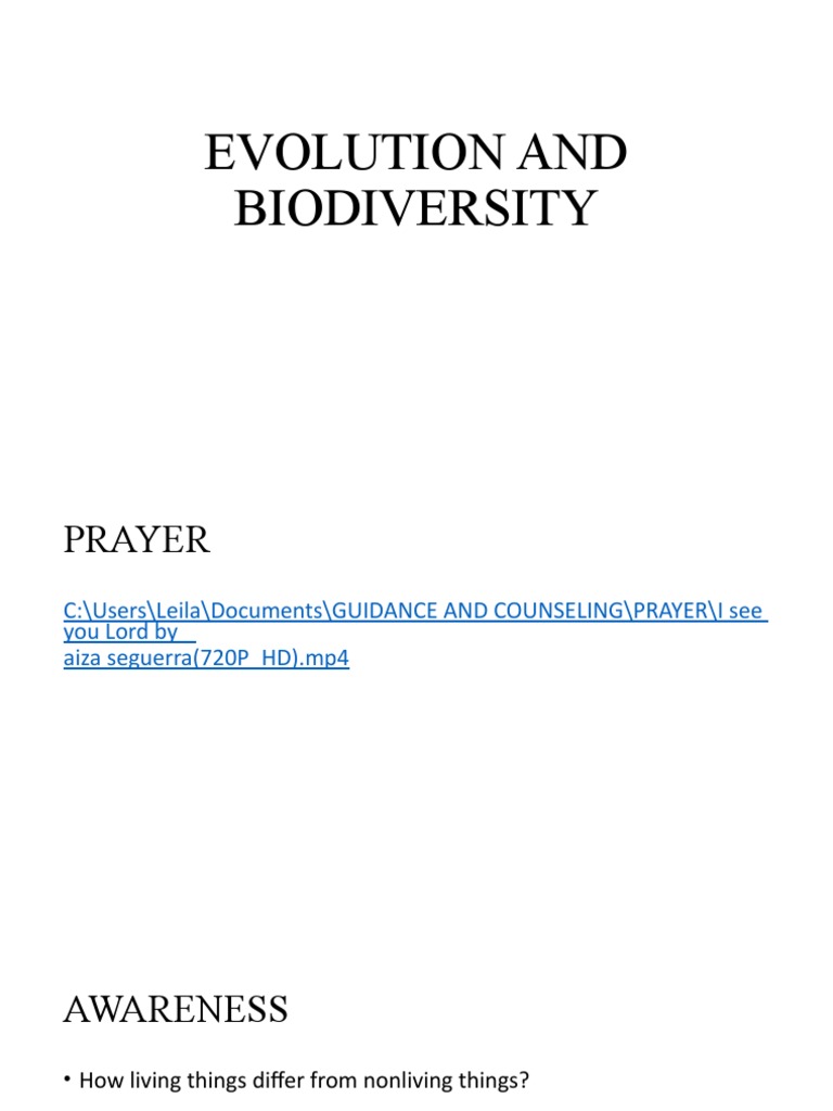 Evolution and Biodiversity | PDF | Biodiversity | Natural Selection