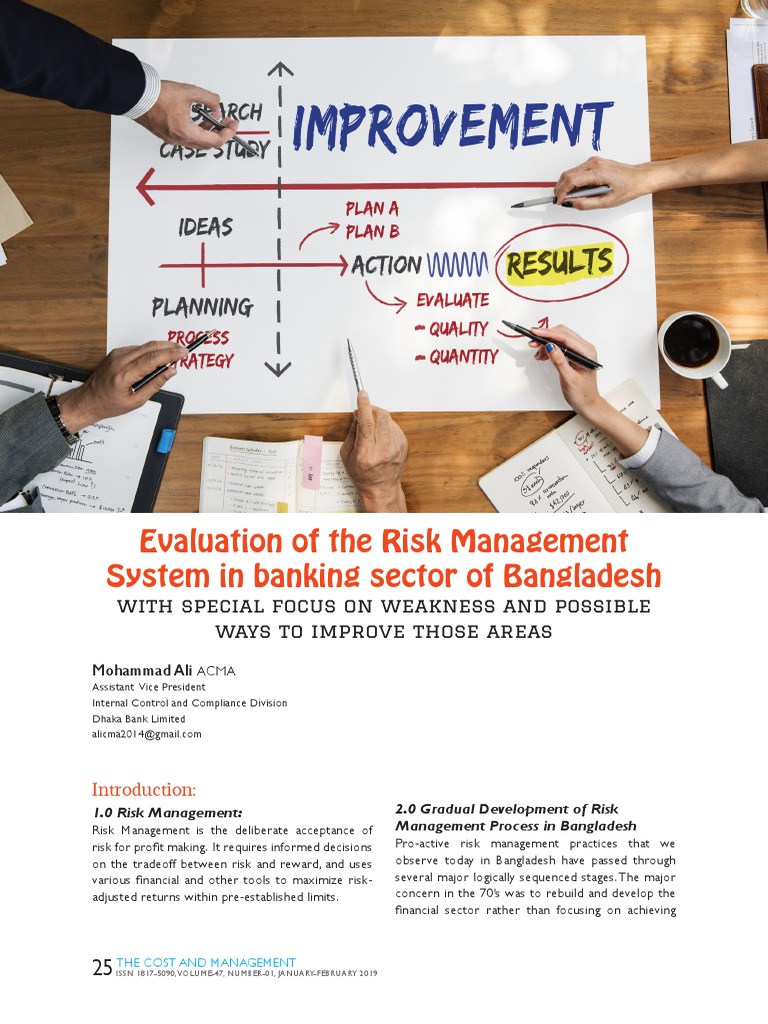 Evaluation of The Risk Management System in Banking Sector of ...