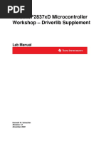 TMS320F2837xD Microcontroller Workshop - Driverlib Supplement