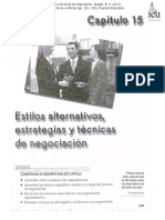 Estilos alternativos de negociación