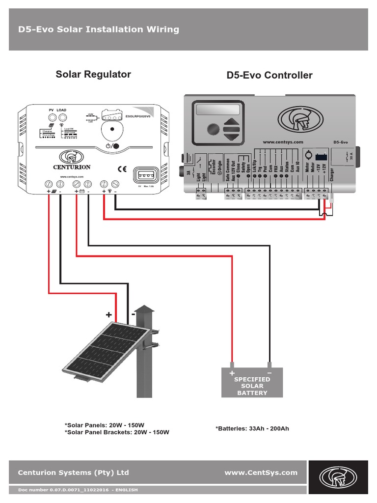 D5 Evo Solar Wiring | PDF