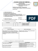 Colegio Ciudad de Fomeque: Comisión de Evaluación Y Promoción