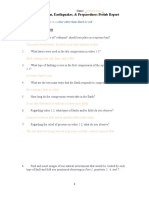 Part 1: Deformation: Prelab: Deformation, Earthquakes, & Preparedness Prelab Report