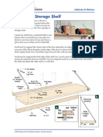 Woodsmith Magazine - Tips & Techniques - Overhead Storage Shelf PDF