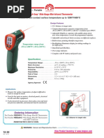 Instrumentation: Beam-A-Temp Wide Range Mini-Infrared Thermometer