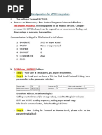 Configuration Documents For MFM Integration v2