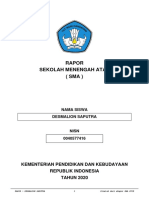 PLK - Rapor - DESMALION SAPUTRA - 20201
