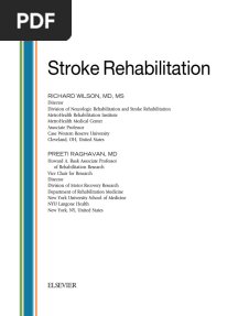 0 Stroke Rehabilitation by Richard Wilson and Preeti Raghavan 2019 PDF