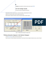 Plotting Interaction Diagram From Design Results