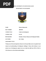 WID WAD GAD Theories in Gender and Devel