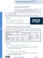 Lecon Pronom Personnel COI
