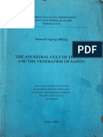 The Ancestral Cult of The Efik and The Veneration of The Saints - Michael Ukpong Offiong (1993)