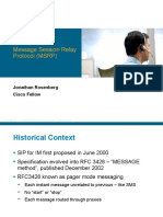 Message Session Relay Protocol (MSRP) : Jonathan Rosenberg Cisco Fellow