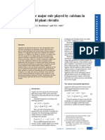 The Major Role Played by Calcium in Gold Plant Circuits: by R.J. Davidson and M.J. Sole