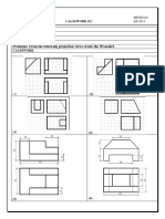 Problems: From The Following Projection Views Create The 3D Model