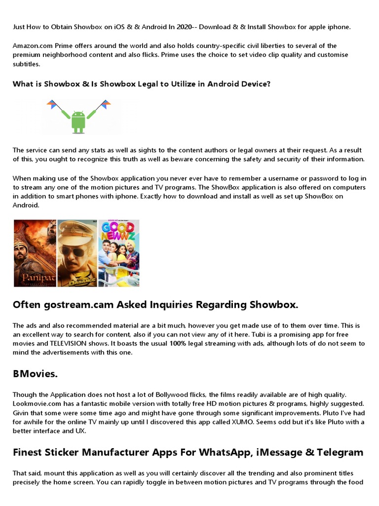 228056how To Market Go Stream Movies | PDF | Android (Operating System ...