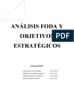 Análisis Foda y Objetivos Estratégicos