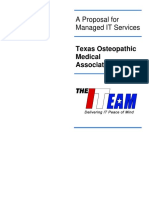Managed IT Proposal for Texas Osteopathic Medical Association