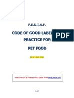 Pet Food Code 20102011 1en PDF