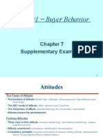 MKT201 Buyer Behavior: Supplementary Examples
