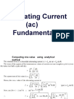 Alternating Current (Ac) Fundamentals