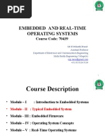 Embedded and Real-Time Operating Systems: Course Code: 70439