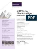 MBC Series Filter Cartridges: Melt Blown Filters