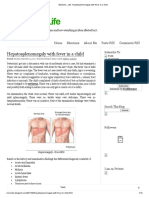 Hepatosplenomegaly With Fever in A Child