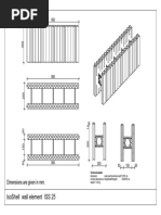 Isoshell Wall Element Iss 25: Dimensions Are Given in MM