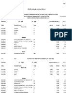 Análisis de Precios Unitarios: Página