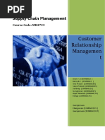 Customer Relationship Managemen T: Supply Chain Management